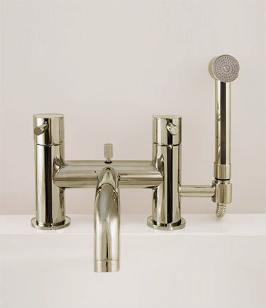 Nickel Bath Filler with Hand Shower Head (48P)