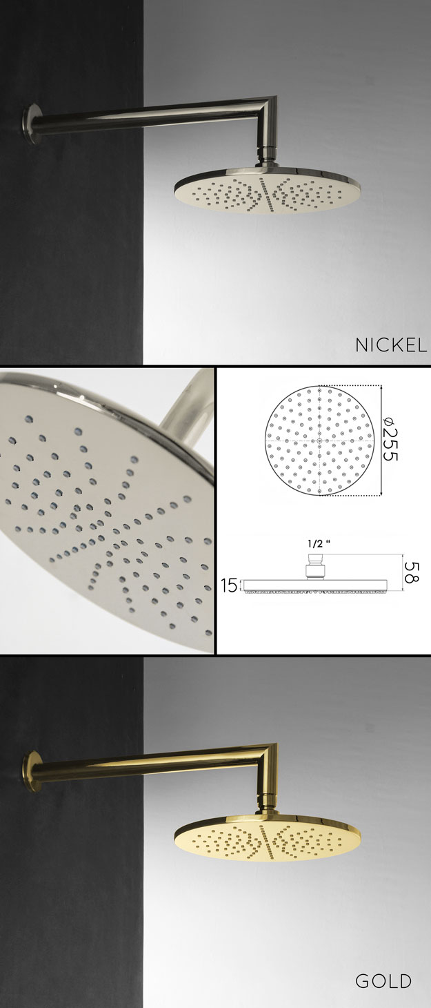 Nickel Shower Head (48Q)