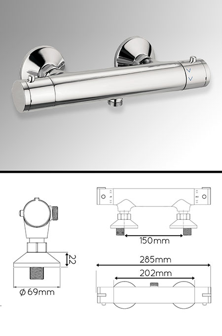 Thermostatic Shower Control (47S)