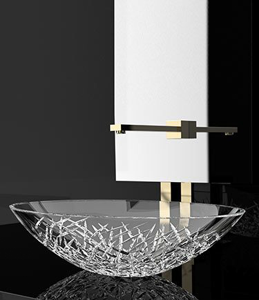 Crystal Cut Glass Basin (65C)