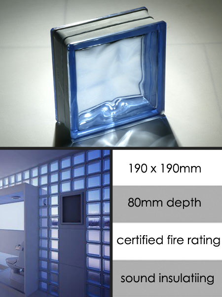 Blue Glass Wall Brick (133C)