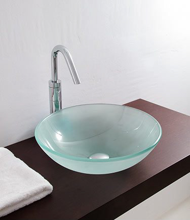 Frosted Glass Wash Basin (65D)