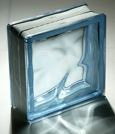 Aqua Blue Glass Wall Brick (133E)