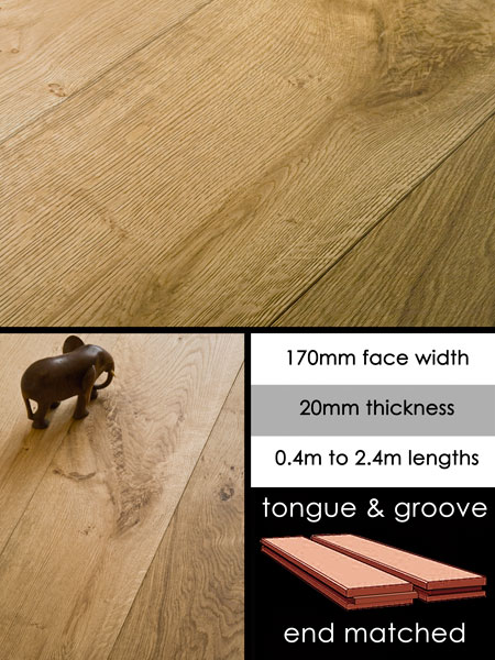 Brushed & Oiled Oak Flooring (92C)