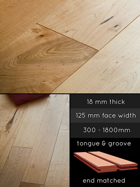 Maple Wood Flooring in Lacquer (92J)