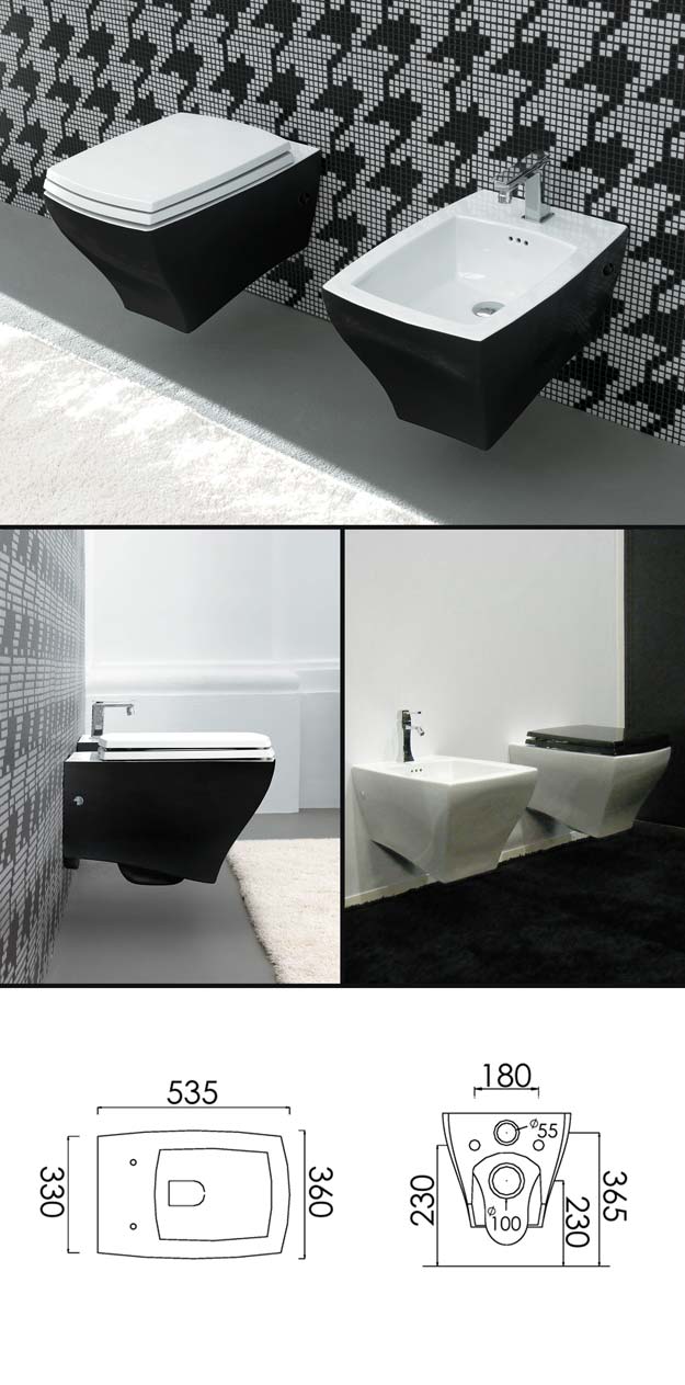 Wall Hung Toilets & Black Wall Mounted Toilets Lulu