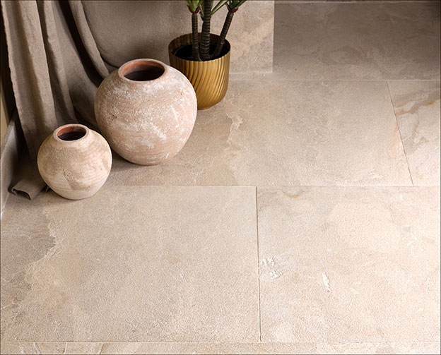 Old Looking Limestone Flooring Large Random Limestone Tiles