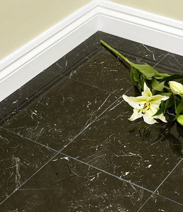 Nero Marquina Marble Flooring Tiles (96C)