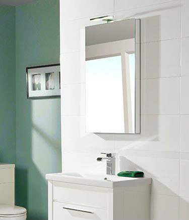 Reflect Heated Bathroom Mirror with Sensor Lights (63P)