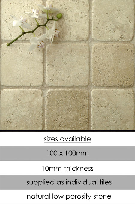 Pearl Tumbled Travertine Tiles (97J)