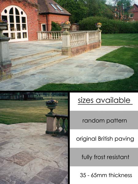 York Stone Flagstone Paving (134B)