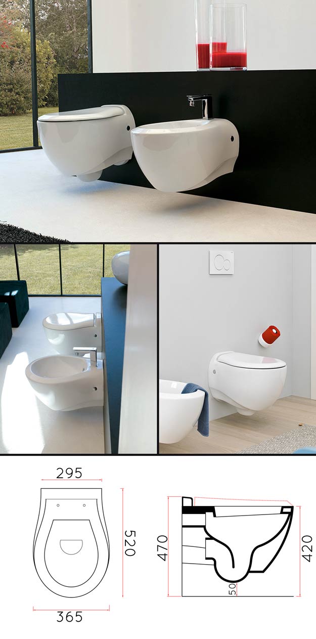 Pure Wall Hung Toilet (9G)