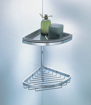 Corner Double Shower Basket (55JSB)