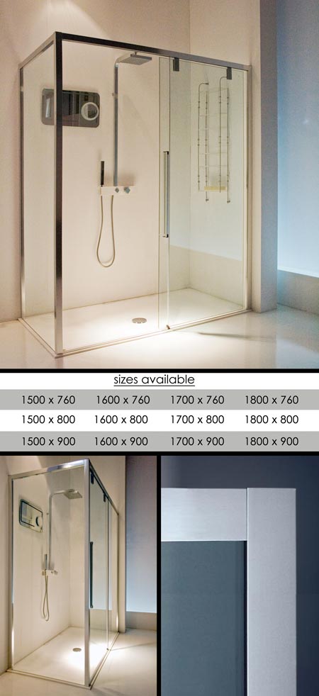 Studio Shower Enclosure with Sliding Door (68B)