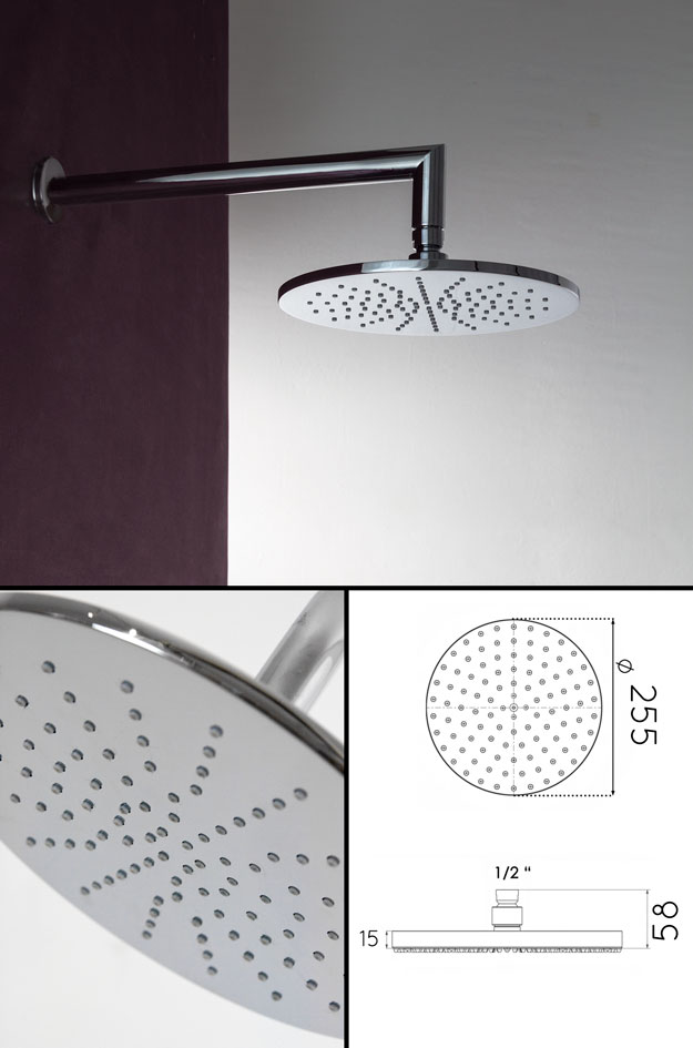 Large Round Shower Heads Large Showerheads Jumbo