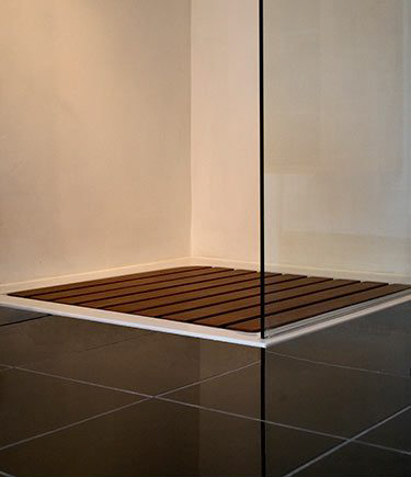 Samba Shower Tray with Wooden Insert (60C)