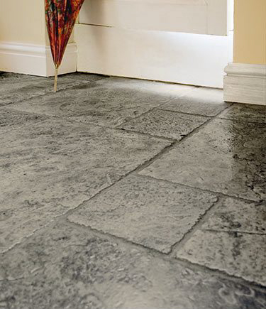 Distressed Grey Travertine Flooring (94G)