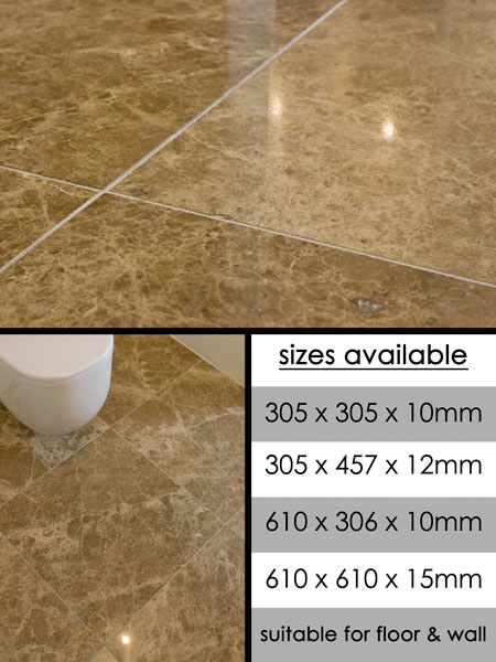 Caramel Marble Floor Tiles (96D)