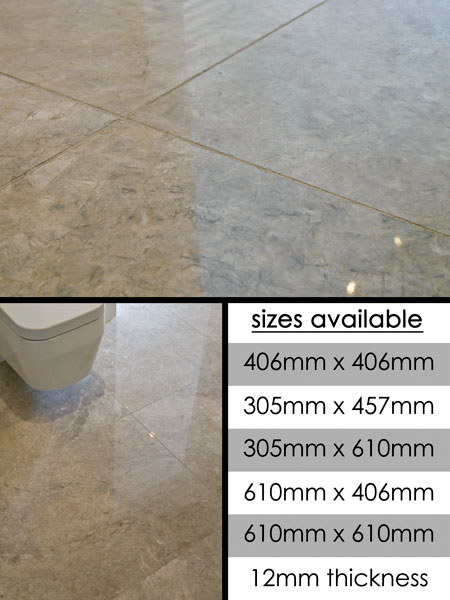 Champagne Polished Marble Floor Tiles (96E)