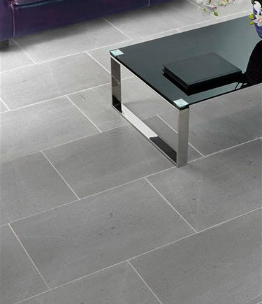 Contemporary Grey Limestone Flooring (95N)