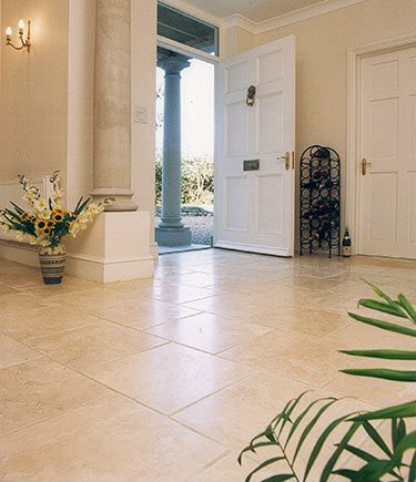Pearl Travertine Flooring Tiles (94D)