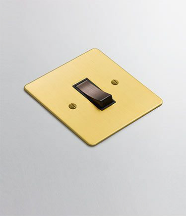 Matt Gold Electrical Light Switch (128A)