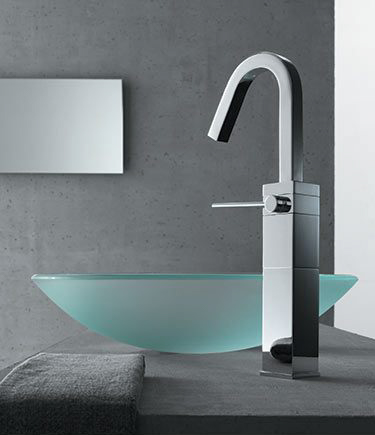 Cube Tall Basin Mixer Tap (40B)