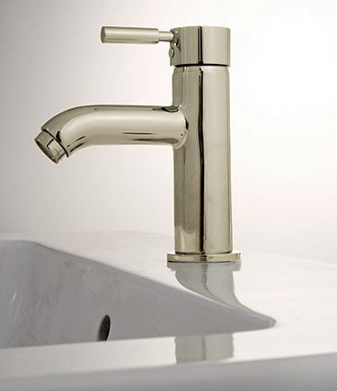 Nickel Basin Mixer Tap (48A)