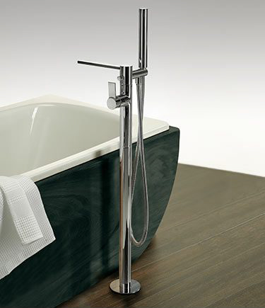 Loft Freestanding Bath Filler Tap with Shower (37H)