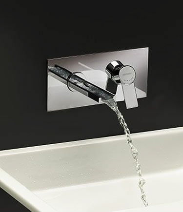 Loft Waterfall Wall Mounted Basin Tap (37G)