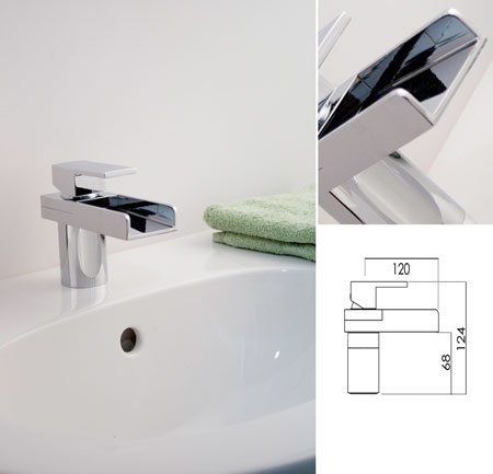 Waterfall Basin Monobloc Tap (46C)