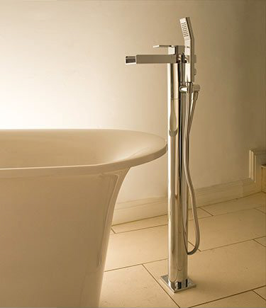 Waterfall Freestanding Bath Tap & Shower (46J)