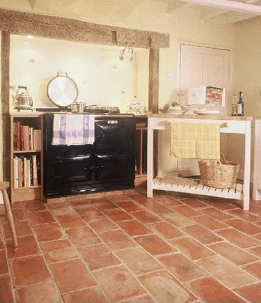 Old English Terracotta  Rectangle Flooring Tiles (99A)