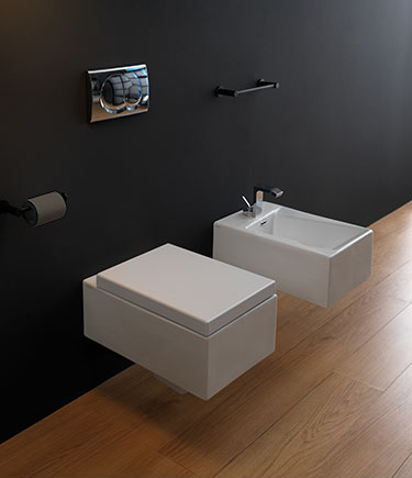 Qube Wall Mounted Toilet (21D)