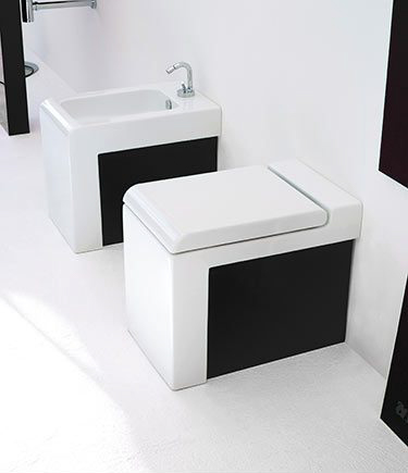 Nouveau White Back to Wall Toilet (15H)