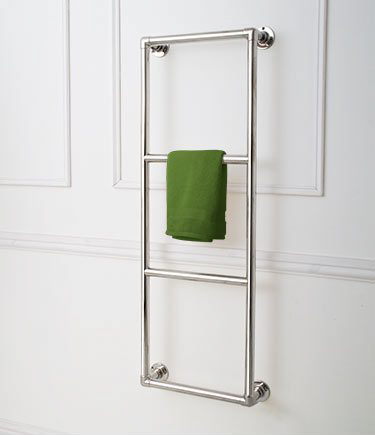 Classic Wall Mounted Stainless Heated Towel Rail (57NSS)