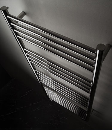 Polished Stainless Steel Towel Rail (57C)