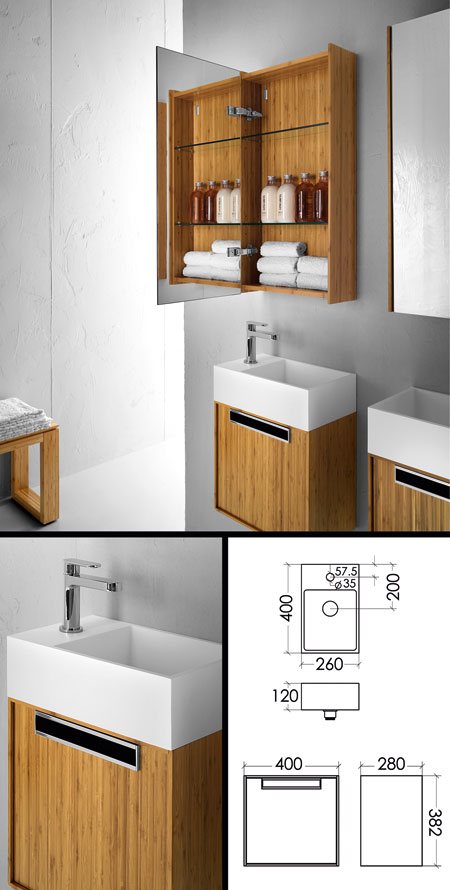 Cloakroom Basin with Storage Unit (20Q)