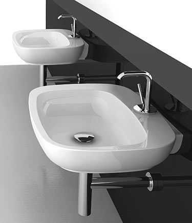 Afon Wall Hung Wash Basin (14A)