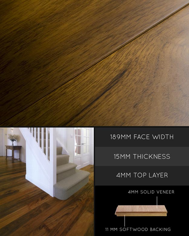 Teak Engineered Hardwood Flooring (93D)