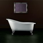 Cast Iron Victorian Slipper Bath from Livinghouse