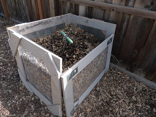 homemade compost bin