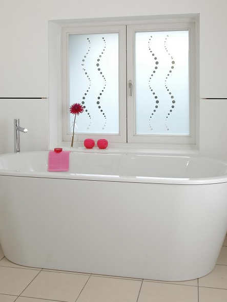 bathroom window film