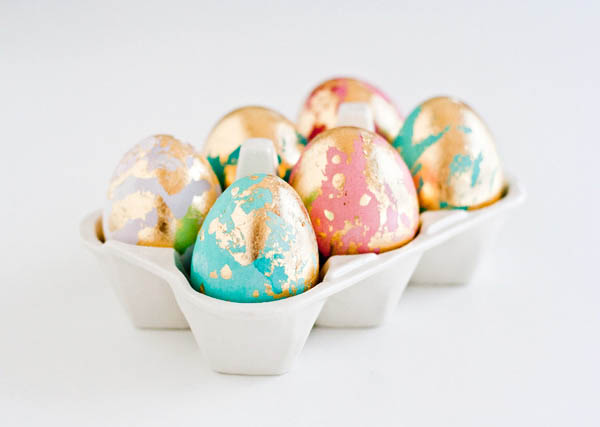 gold-leaf-easter-eggs