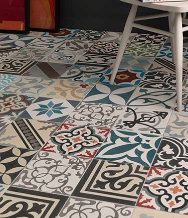 Moroccan sales floor tiles