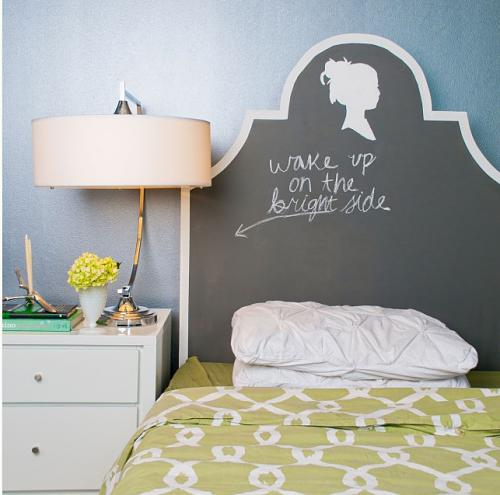 chalkboard-headboard