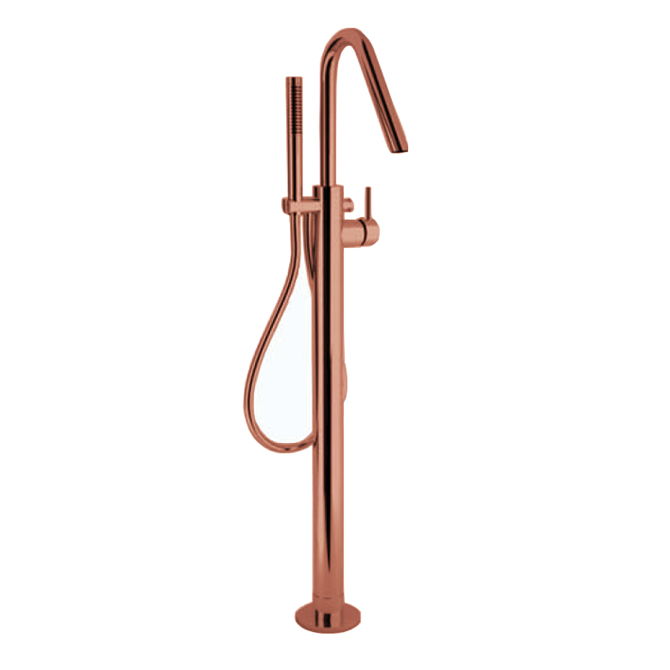 Copper Freestanding Bath Shower Mixer Tap (35FF)
