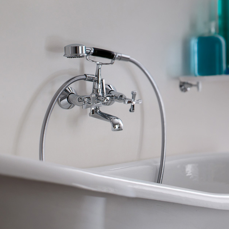 Piccadilly Bath Filler Tap with Shower Mixer (40DD)